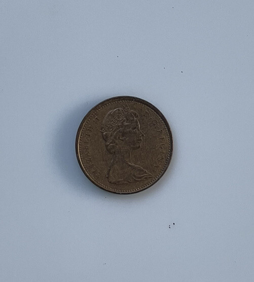 canada copper coin 1977 year