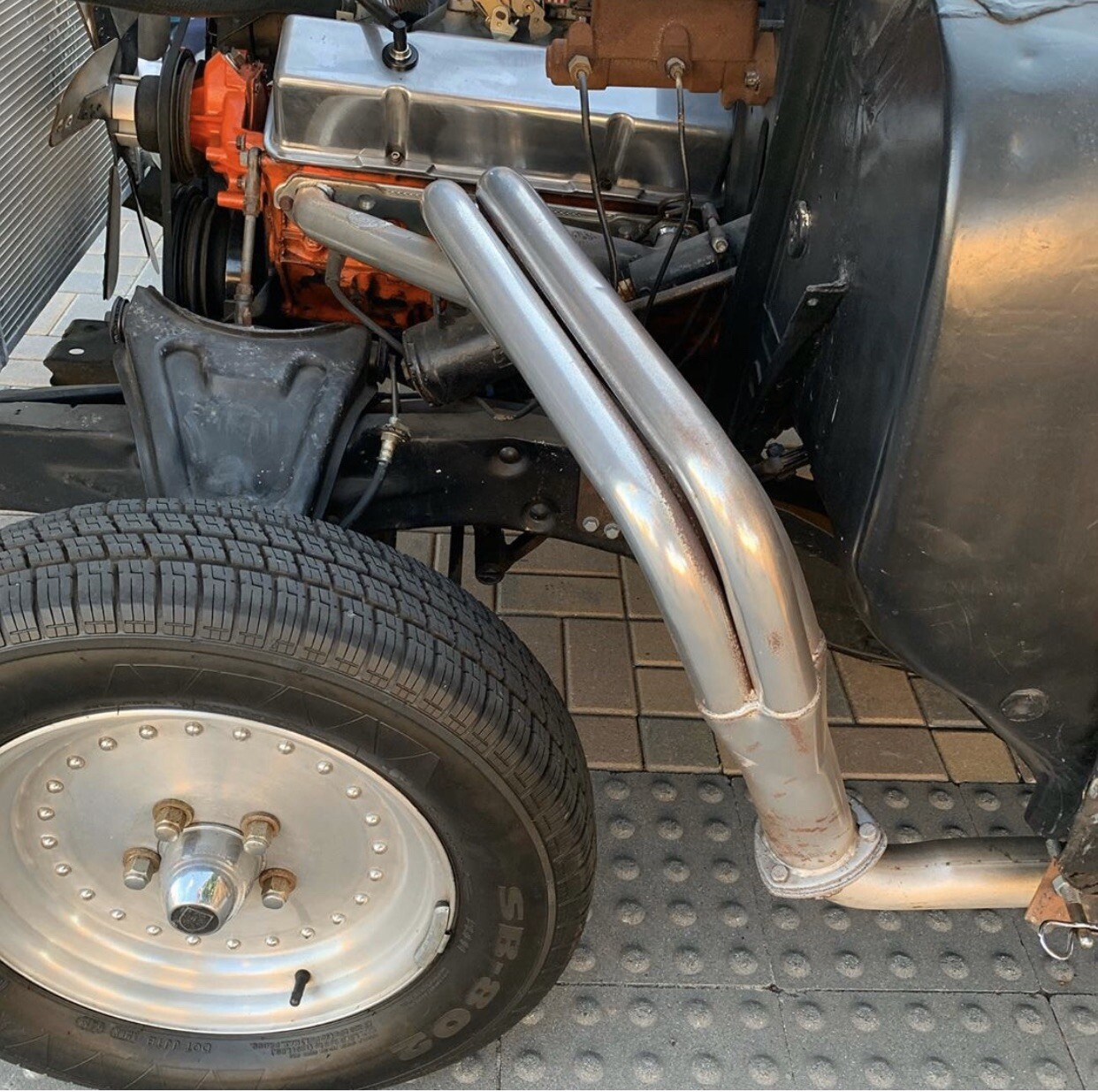 1:25 Gasser Headers For Small Block Chevy Tri-Five(55-57)