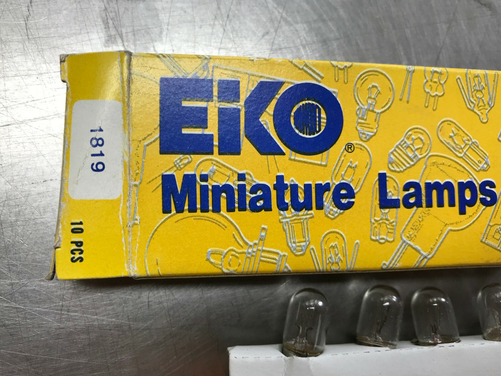 E-1819 Genuine Eiko Miniature Lamp 1819 BULB  QTY of 1 BULB  Free ship after 1st