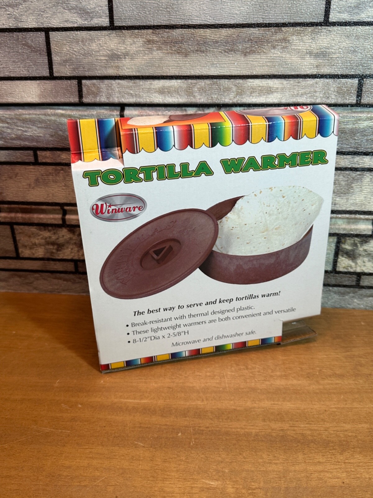 Vintage Tortilla Warmer by Winware, Commercial Quality, Free Same Day Quikship