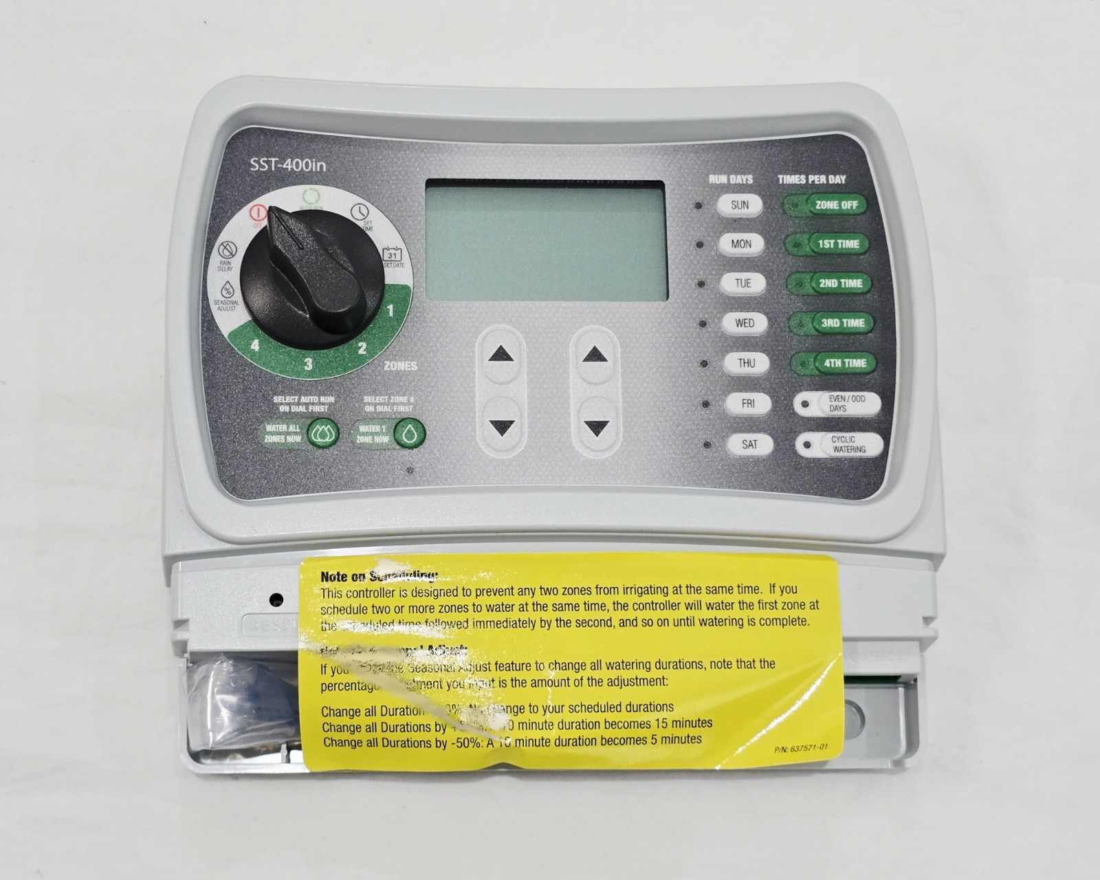 Rain Bird SST400IN Simple-to-Set Indoor Irrigation System Timer 4-Zone