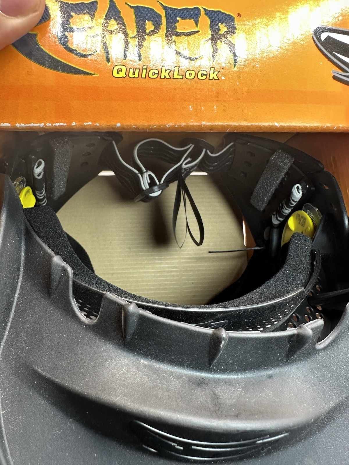 JT Quick Lock Paint Ball Mask Black, One Size