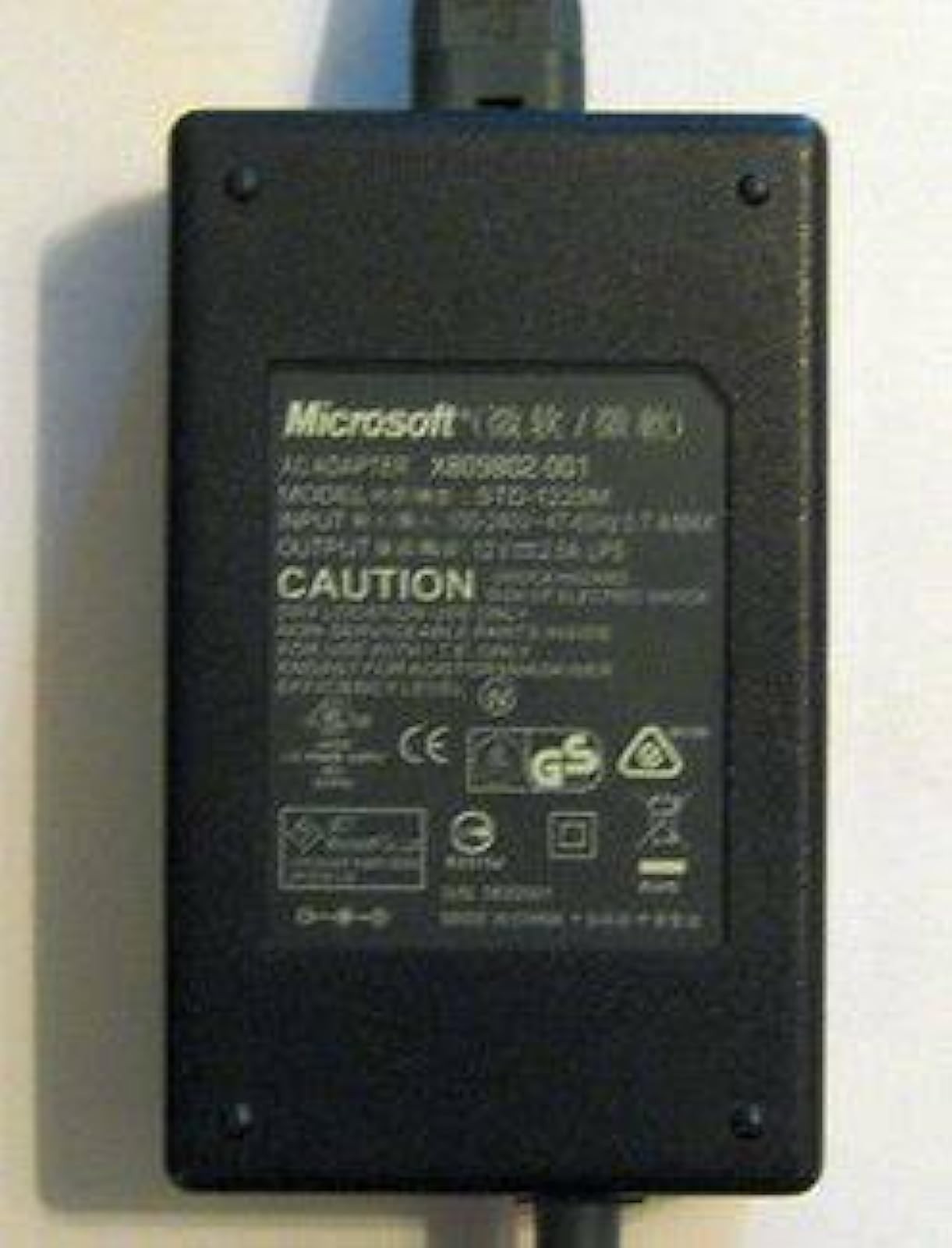 Microsoft AC Adapter Power Supply 12V 2.5A Model: STD-1225M And X809802-001 1E