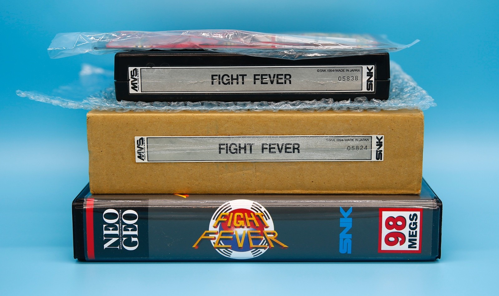 Fight Fever US English MVS Kit • Neo Geo JAMMA Arcade System SNK • Viccom