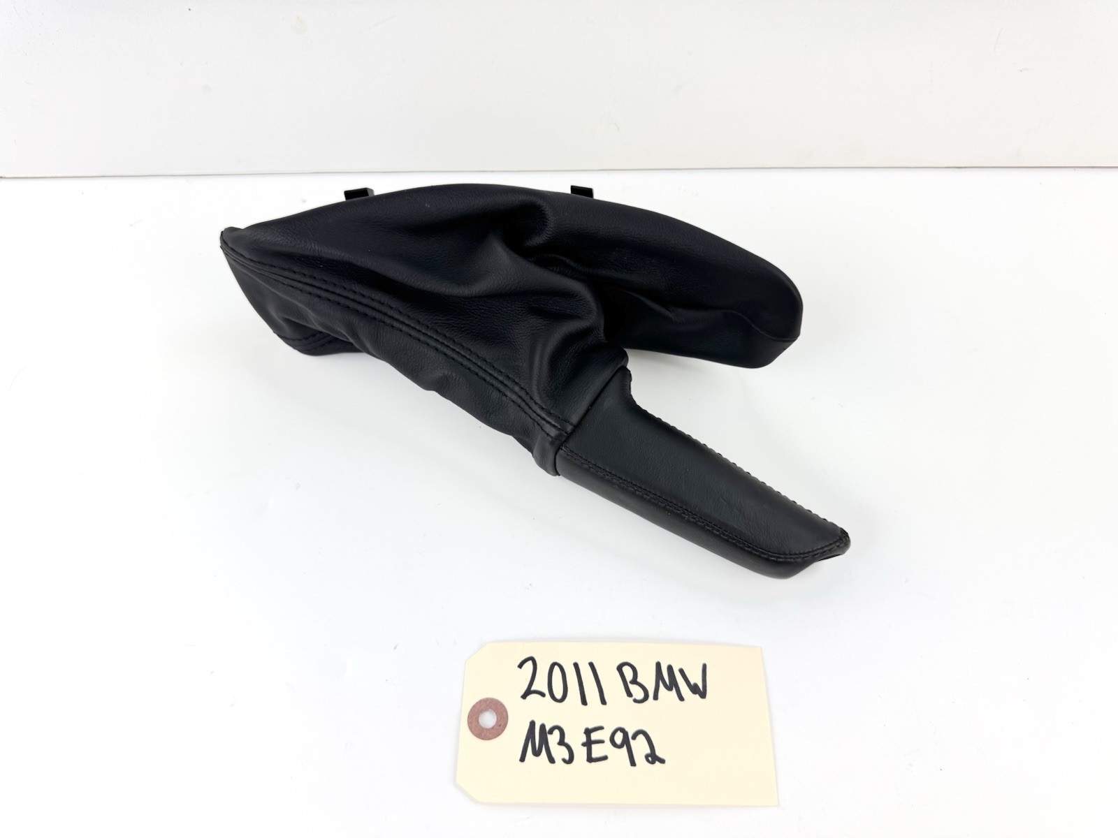 ✅ 2008 - 2013 BMW E92 E90 E93 M3 E-Brake Boot Handle Leather Black OEM 50k