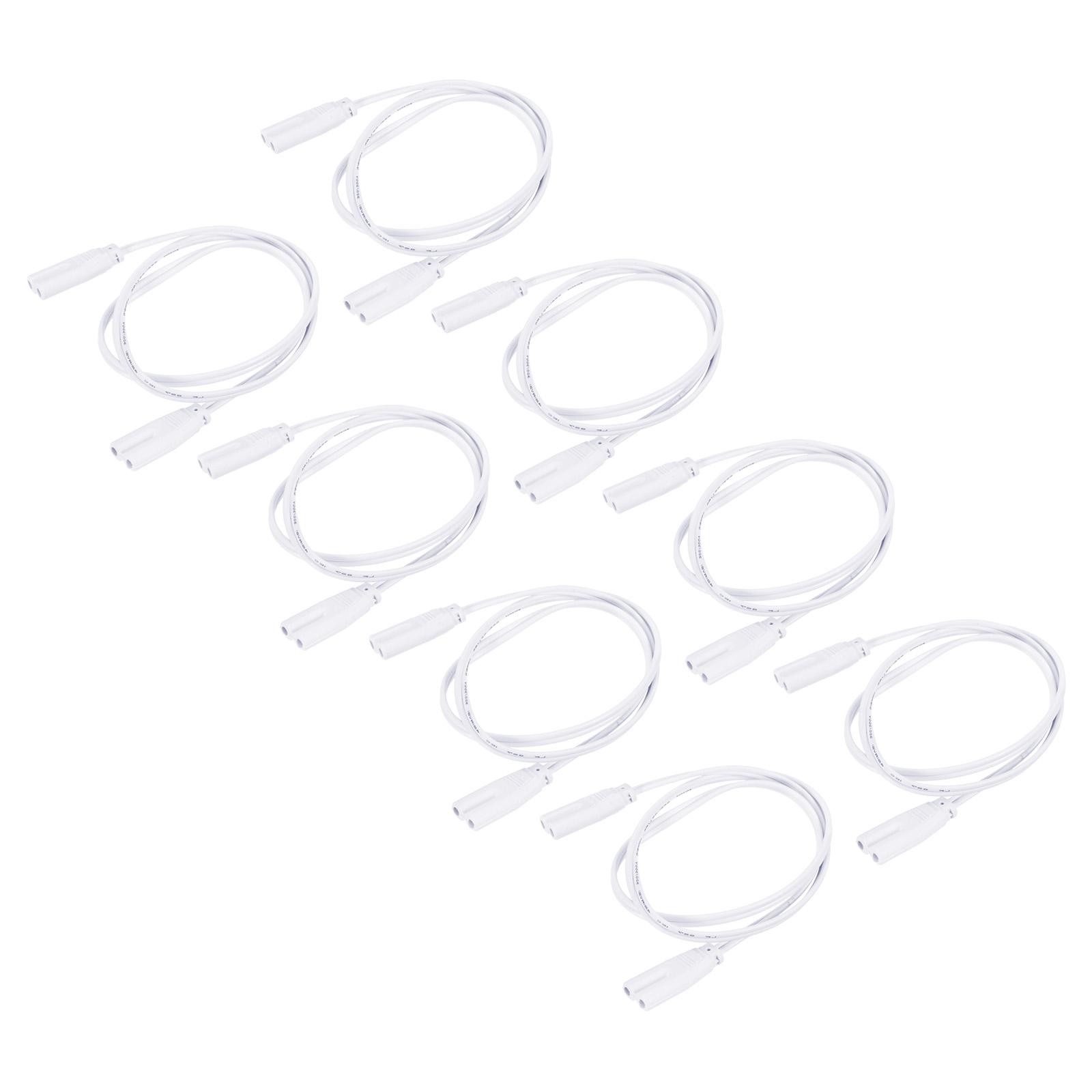 8pcs Lamp Connecting Wire 60cm 2 Pin LED Integrated Tube Cable Link Cords