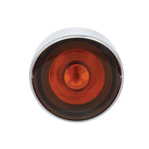 3 LED 1" Dual Function Auxiliary/Utility Light w/Visor - Amber LED/Amber