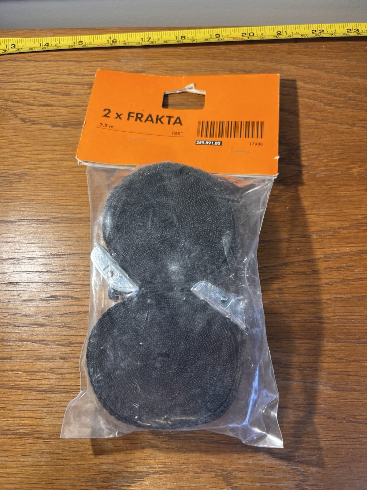 IKEA FRAKTA Luggage Straps (Set of 2) Brand New 2009 Sealed 259.891.00