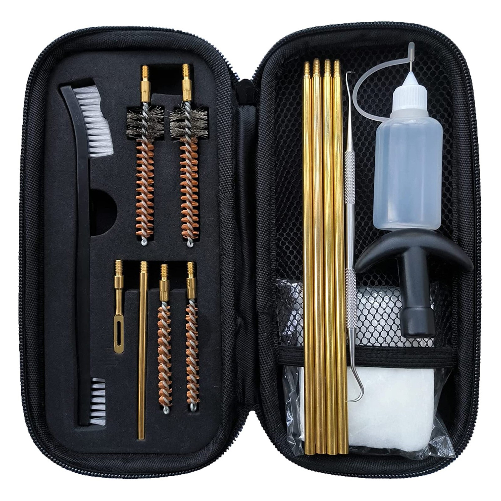 Various Options Compact Gun Cleaning Kit for Handguns & Rifles