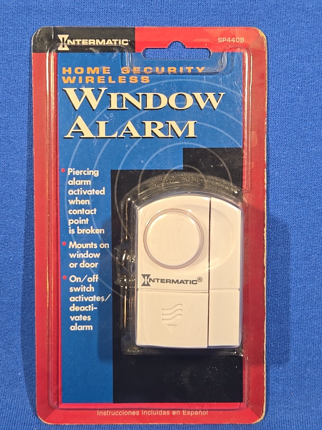 INTERMATIC - WINDOW ALARM - MODEL SP440B - New Sealed Hone Security Wireless