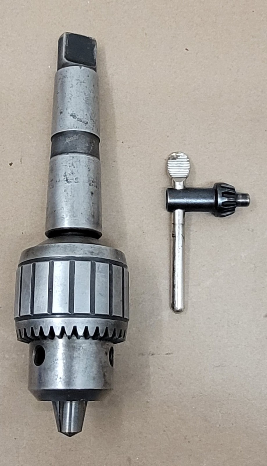 Jacobs 14N3JT Drill Chuck w/ Key – 4MT Chuck Arbor