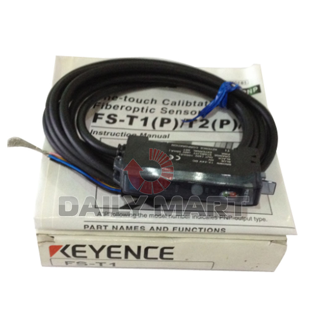 NEW Keyence FS-T1 FST1 Fiber Optic Sensors Amplifier, Main Unit, NPN
