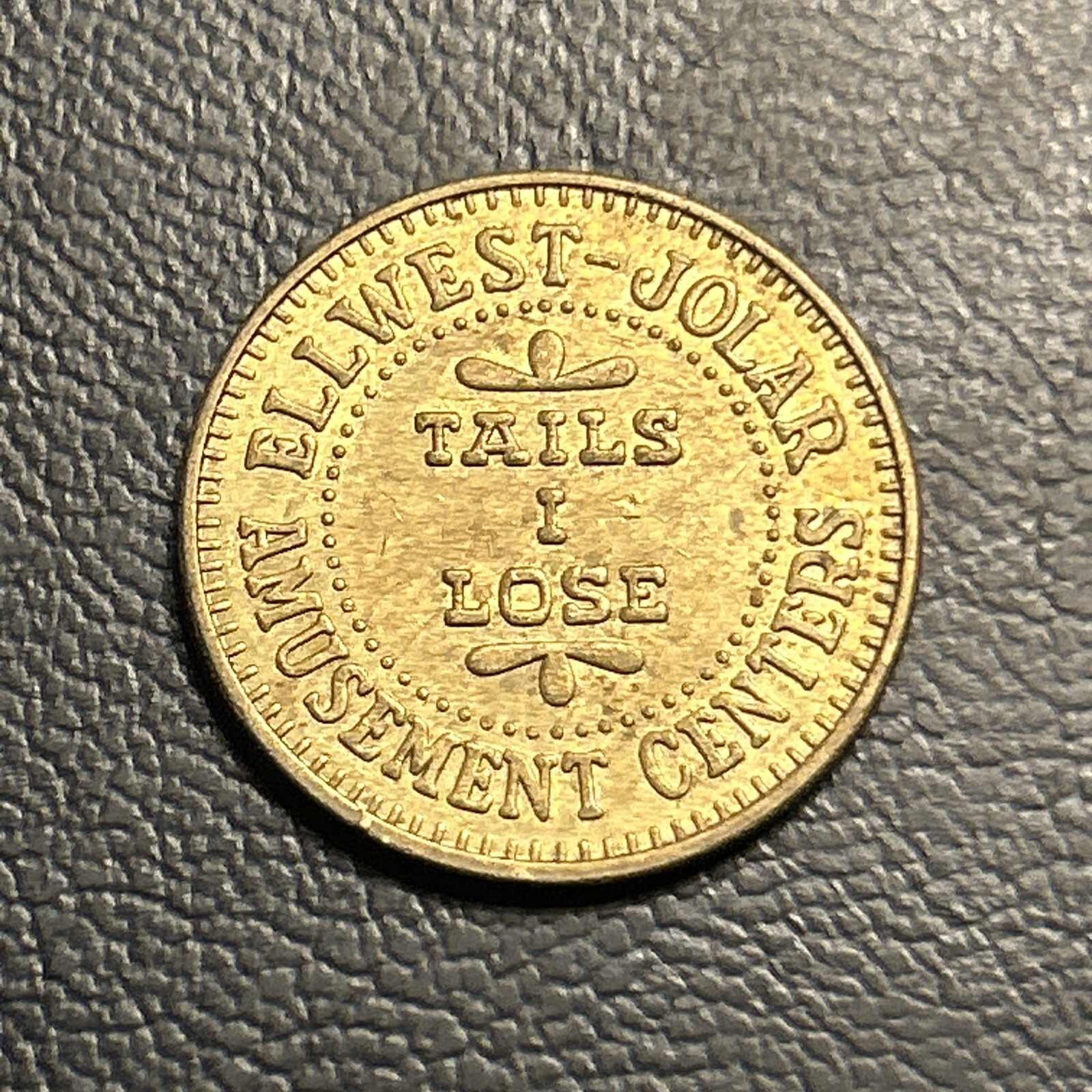 Ellwest Jolar Heads, Win, Tails, Lose Amusement, Center Gift, Toy Token F30