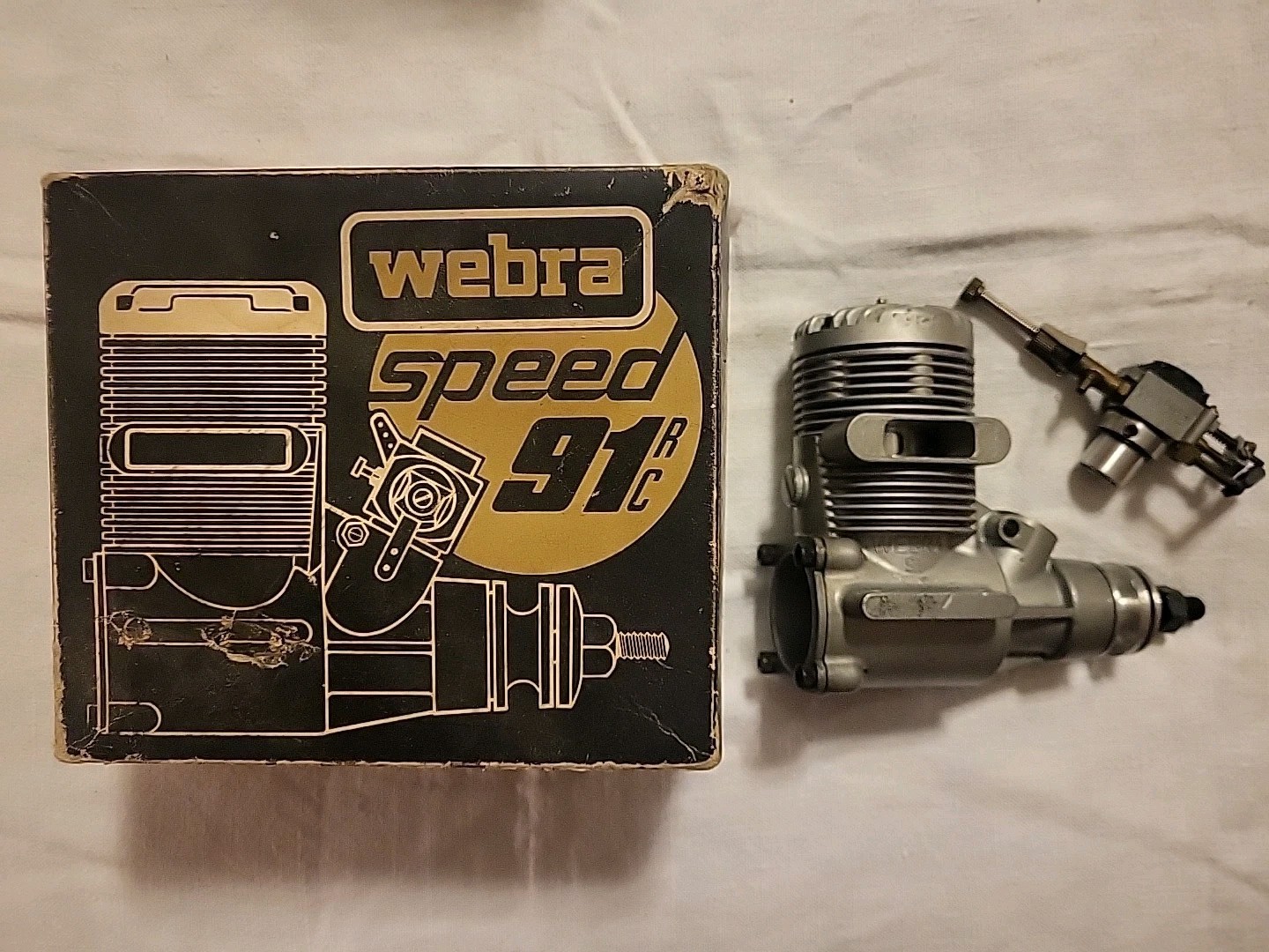 New Webra 91 Rc engine, plane, vintage model engine. NIB