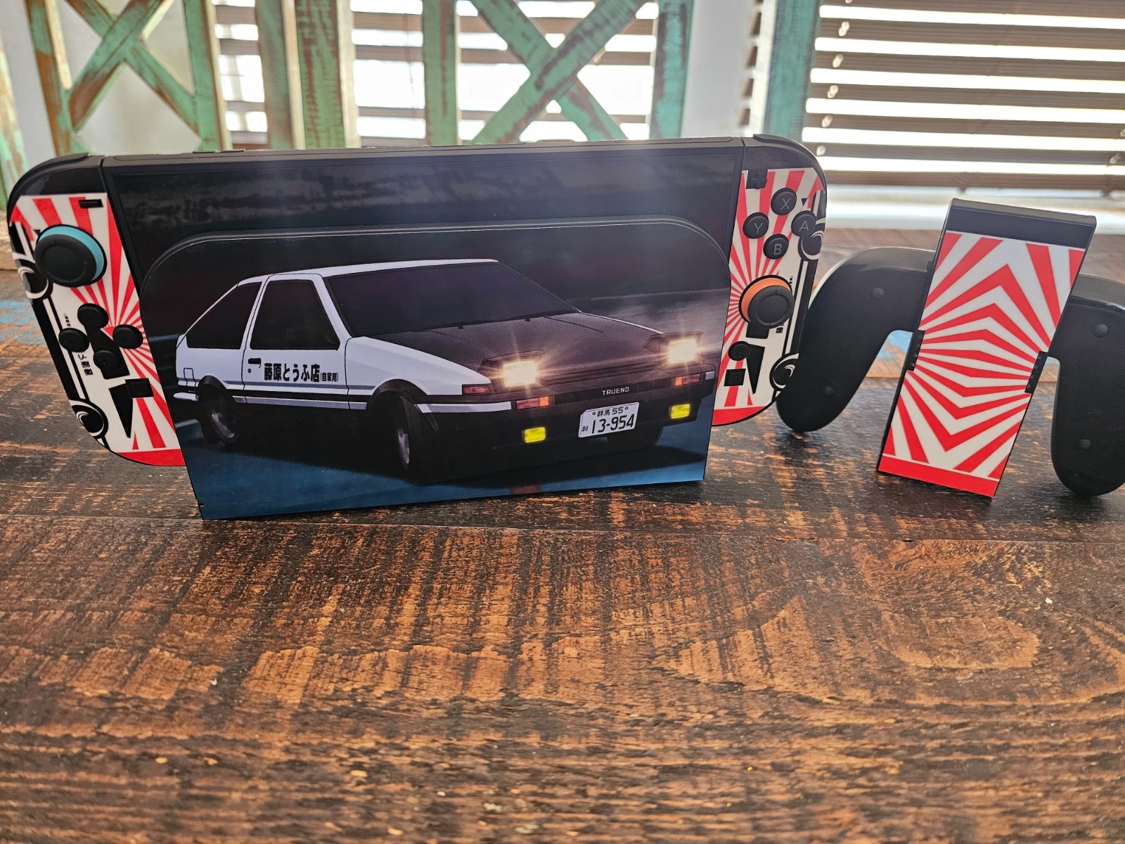 Skin Vinyl Decal "Sprinter" Nintendo Switch 1 or 2 Gamer Console_ Initial D_