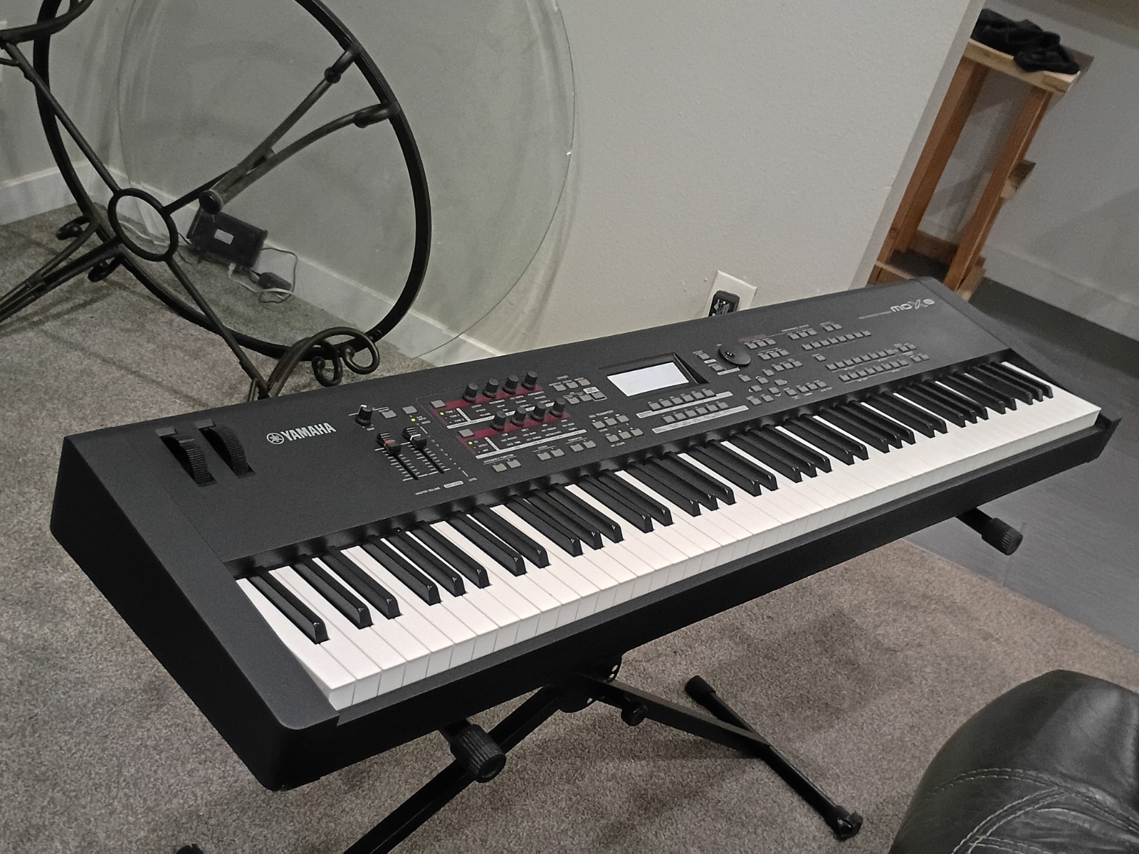 Yamaha MOX8 Keyboard Synthesizer, This is still a new keyboard lighty used.
