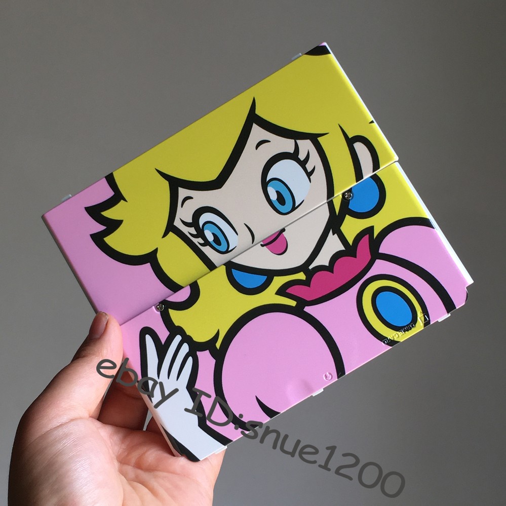 Custom Nintendo New 3DS Replacement Top Bottom Shell - Princess Peach Design Hot