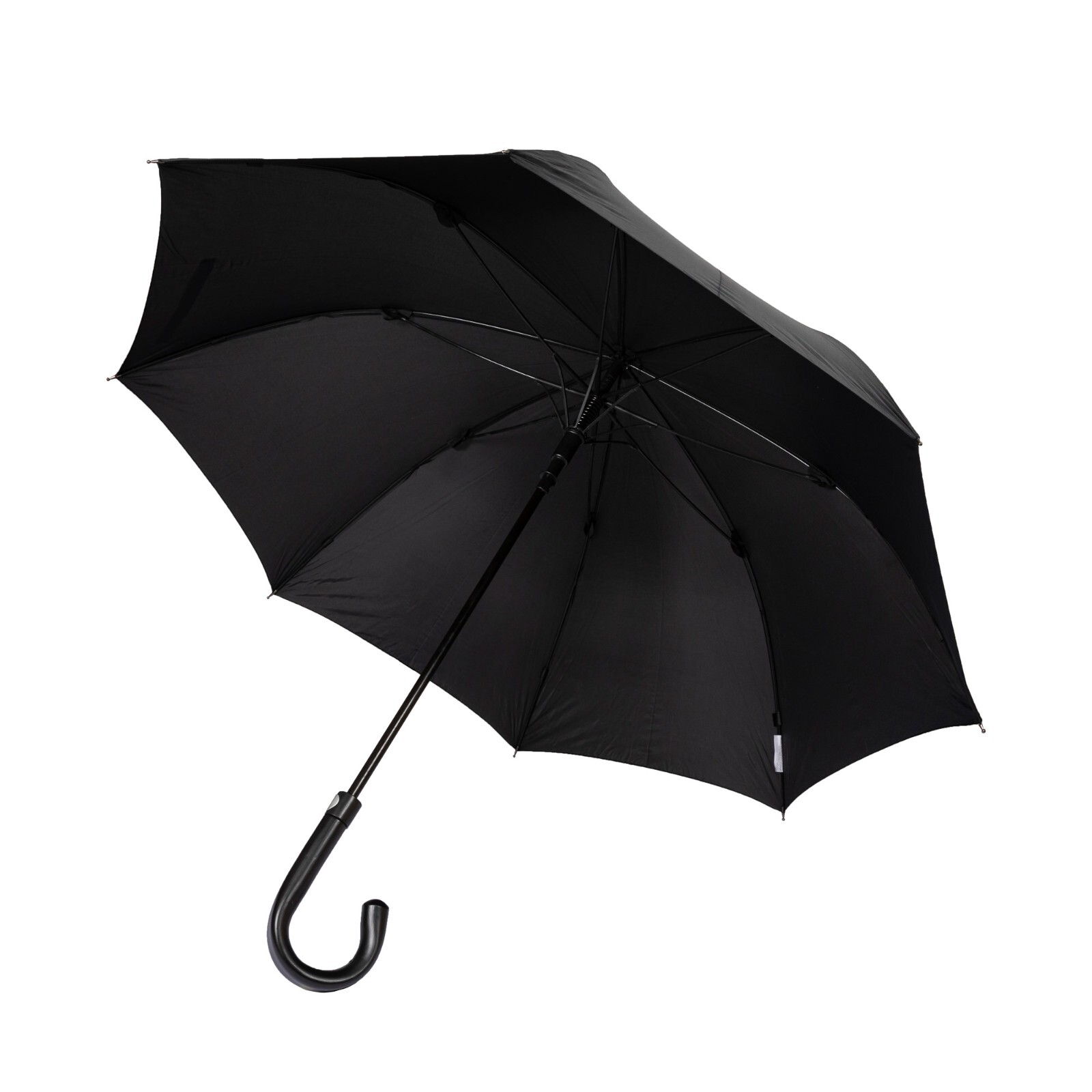 Security umbrella and selfdefense umbrella black J handle with tiny scratches