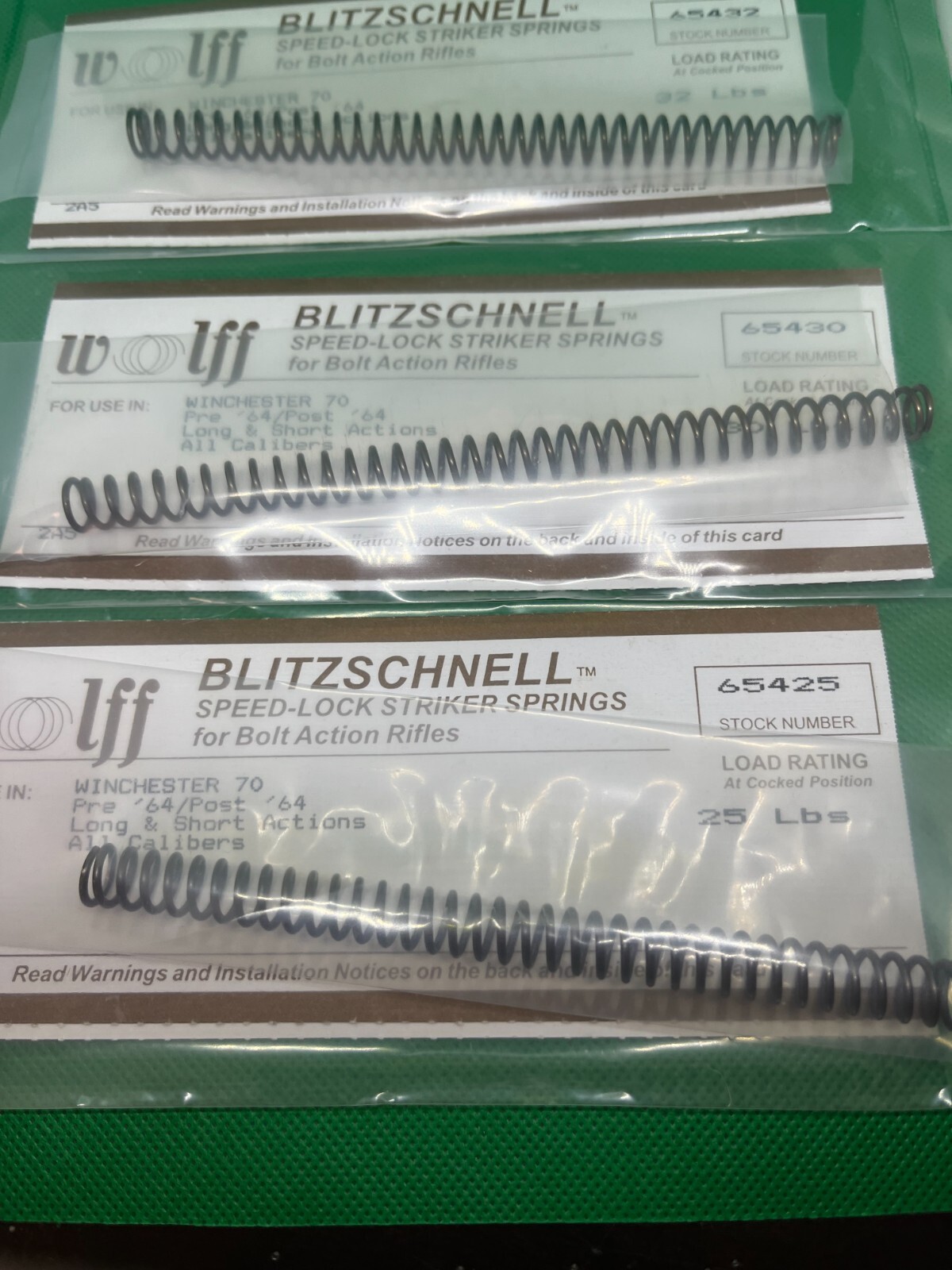 Winchester 70 Blitzschnell Speed-Lock Striker Spring by WOLFF
