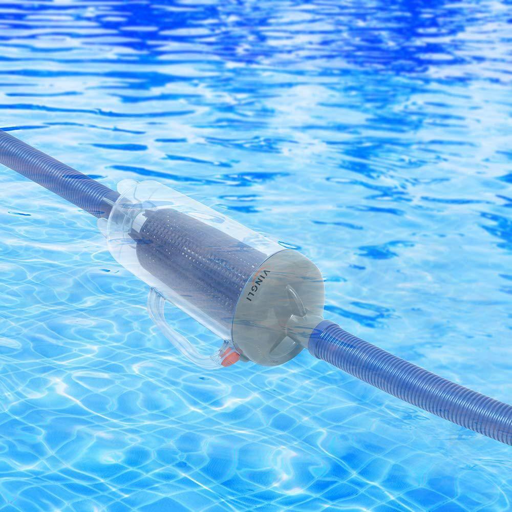 Leaf Canister with Plastic Mesh Basket Leaf Trap for Automatic Pool Vacuum Clean