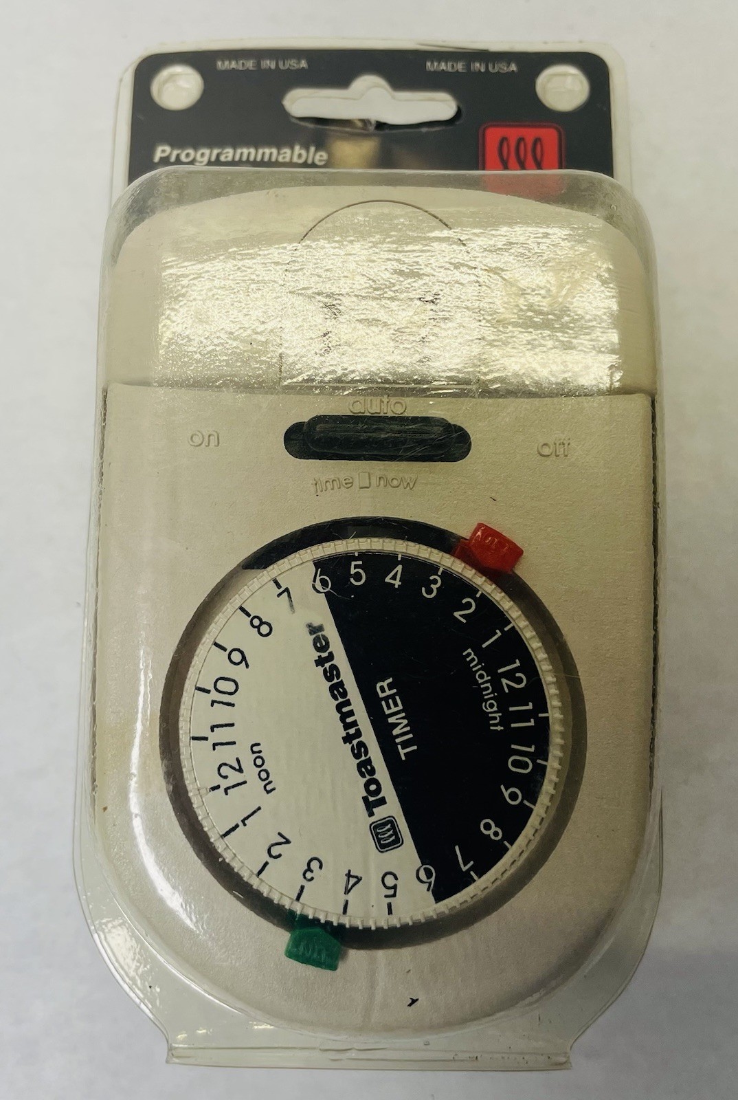 Toastmaster Single Setting Lamp, Appliance & Security Timer # 12-701 New White