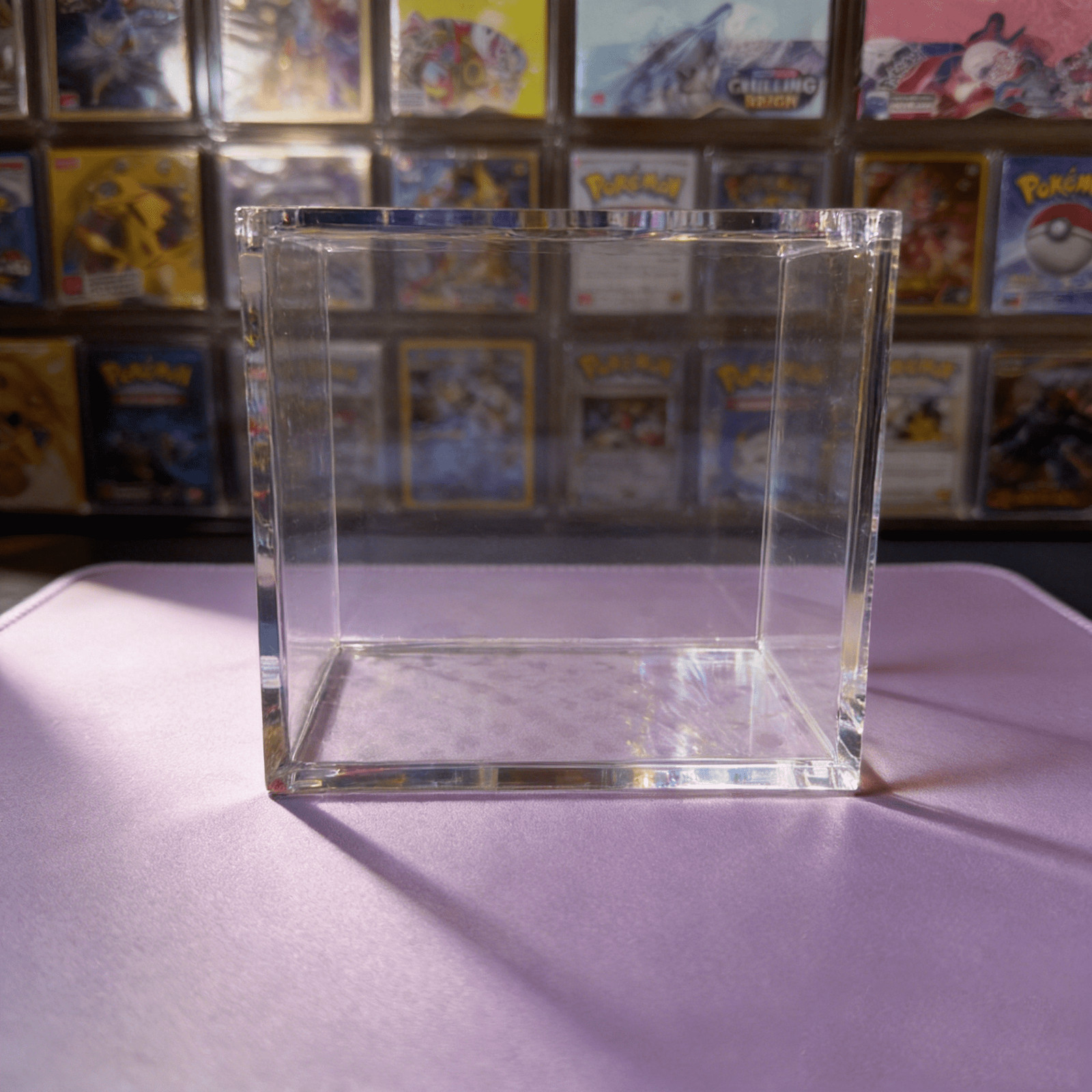 Acrylic Display Case for Pokemon ETB Elite Trainer Box Clear Protector Case