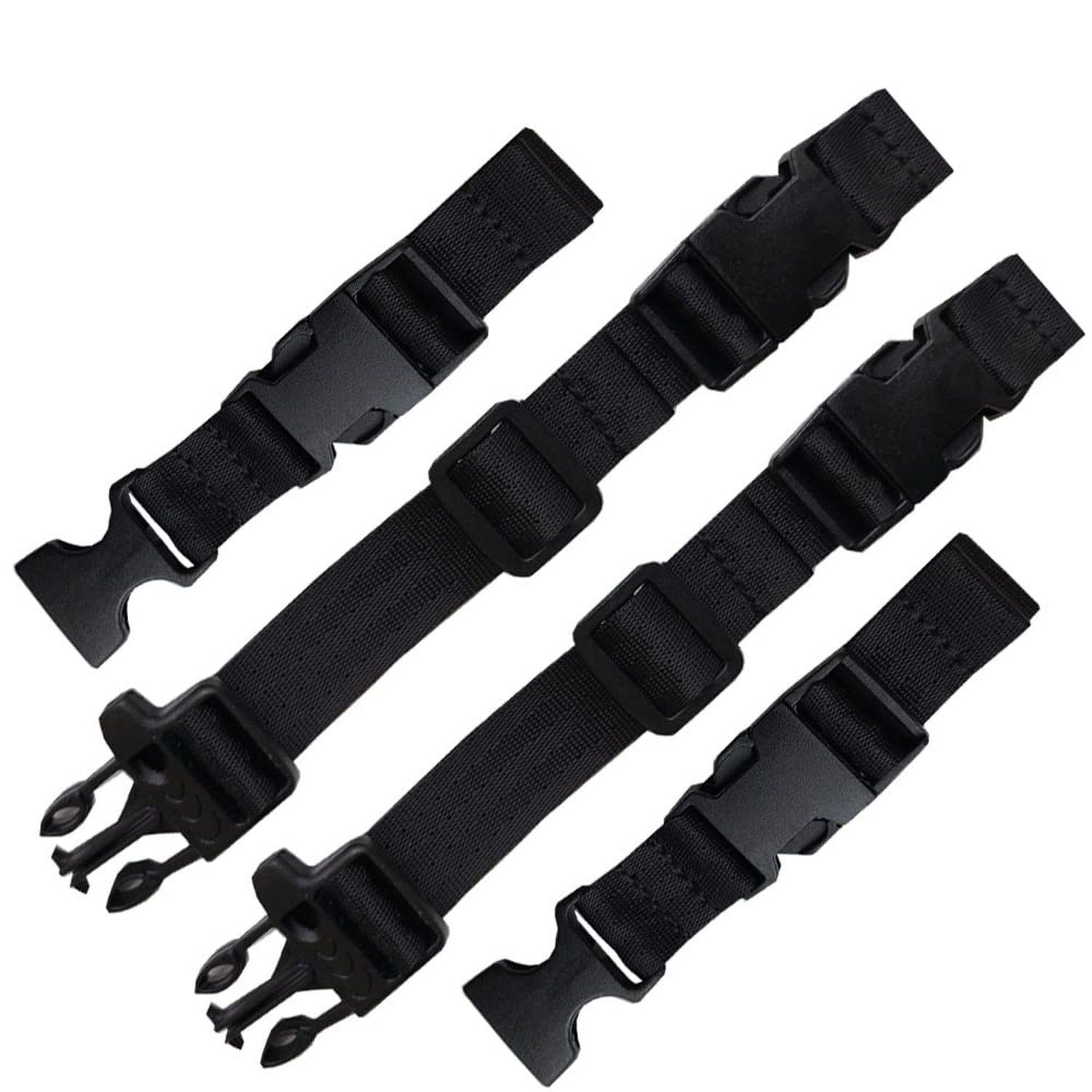 2 pack Nylon Universal Backpack Chest Strap-3/4 Inch Webbing Chest Belt-Adjus...