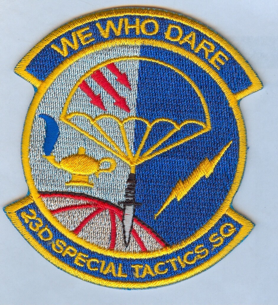 USAF / US Air Force 23d SPECIAL TACTICS SQUADRON ... MINT!  HARD TO FIND ... X