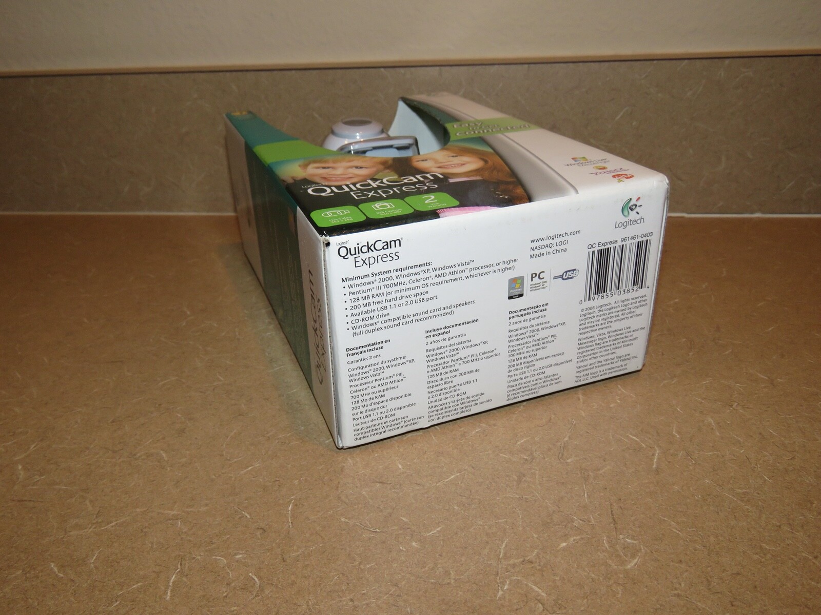 Logitech QuickCam Express WebCam 961461-0403 NEW Sealed Box!