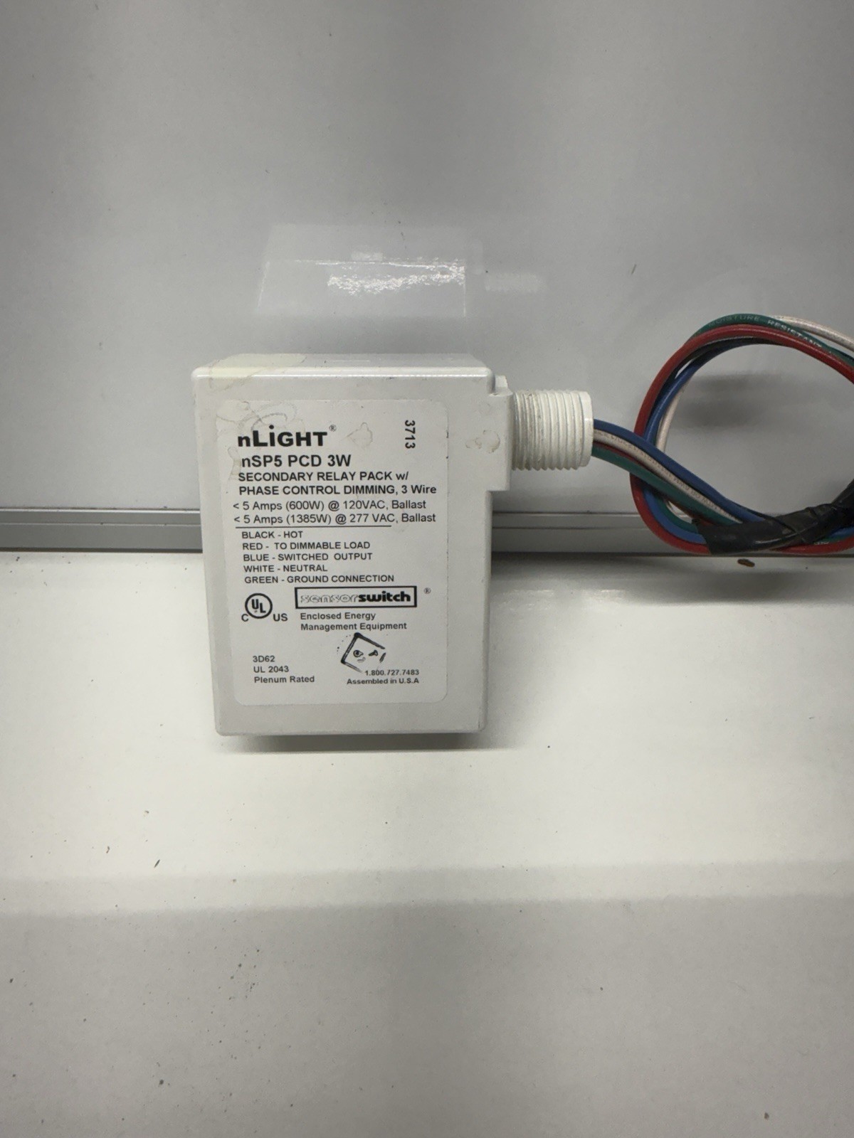 SensorSwitch nSP5 PCD 3W nLight Secondary Relay Pack w/ Phase Control Dimming