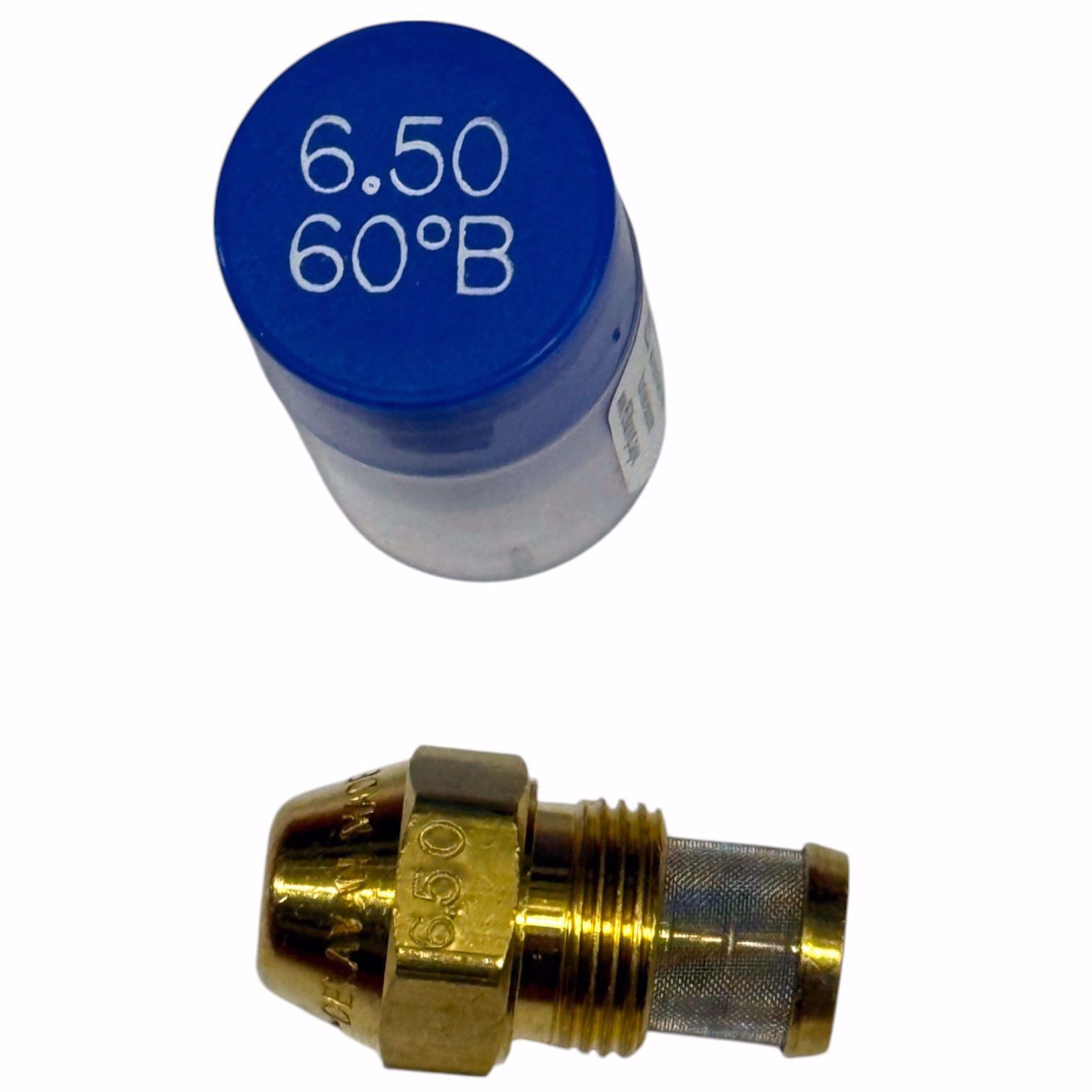 DELAVAN 6.50 GPH 60° B SOLID CONE NOZZLE W/ MESH STRAINER