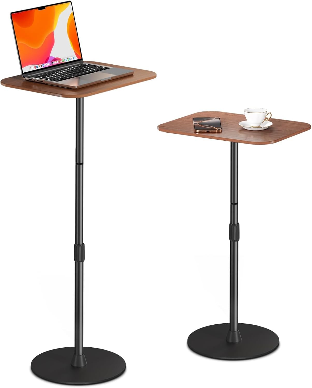 Adjustable Laptop Floor Stand & Portable Standing Desk - Height Adjustable Mo...