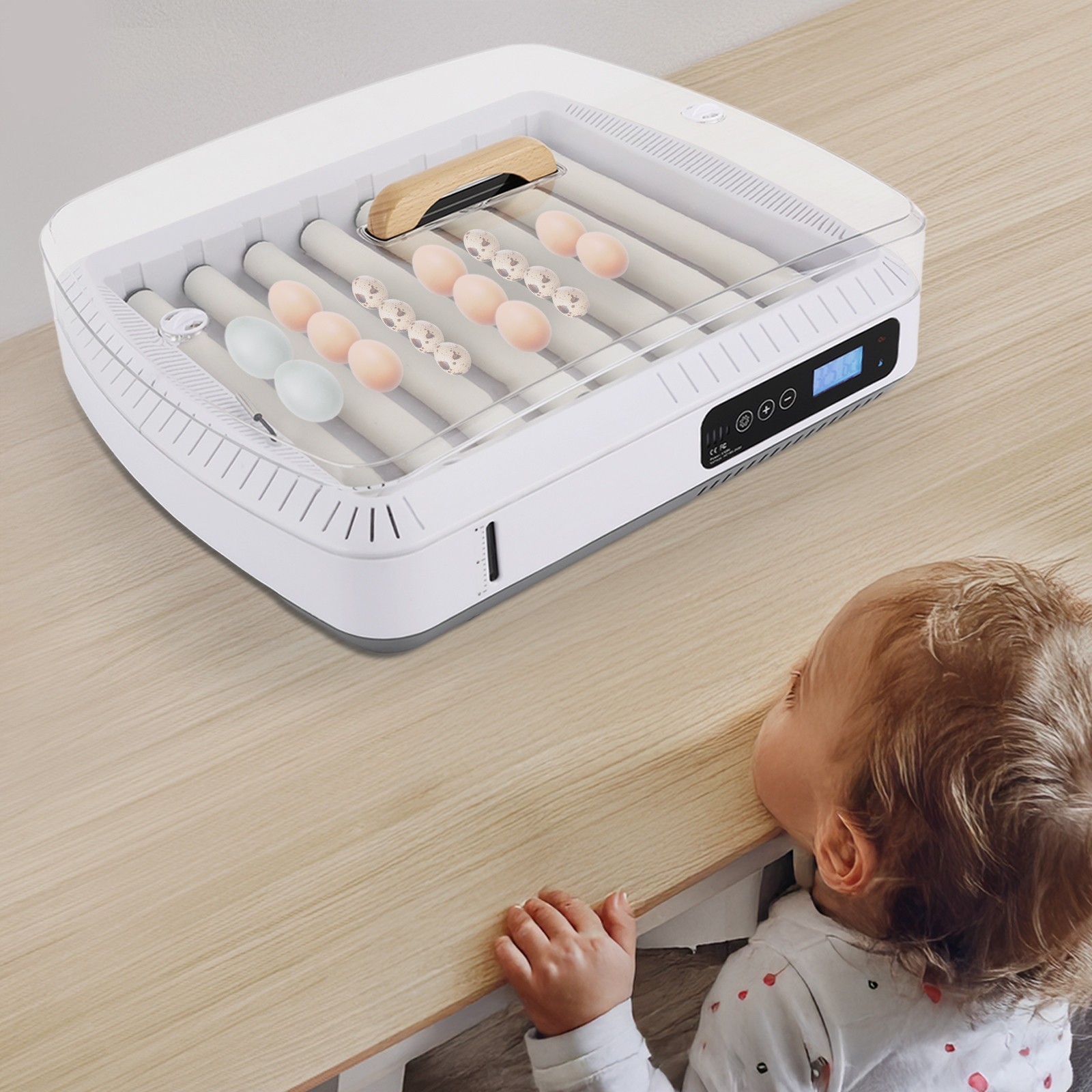 35 Egg Incubator Automatic Chicken Quail Hatcher Incubators for Hatching Eggs