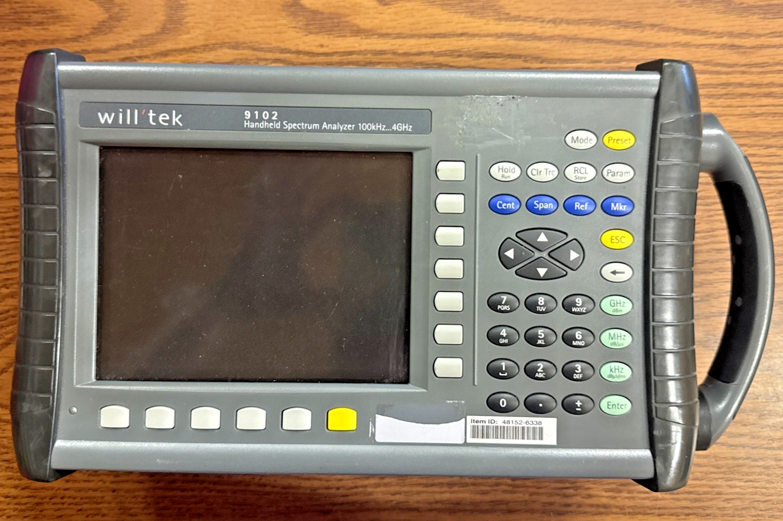 Aeroflex/Willtek 9102B Handheld Spectrum Analyzer **untested**          MA bin17