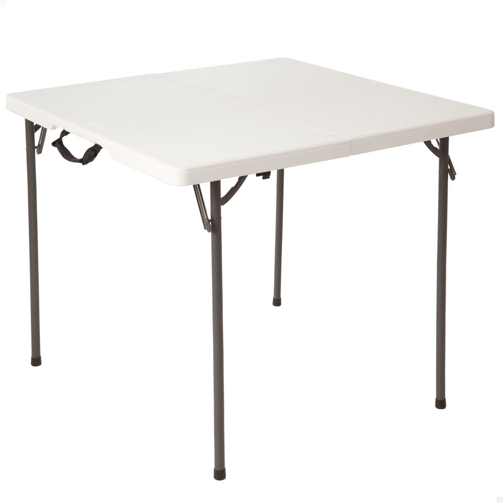 "34-Inch Fold in Half Square Table - Portable and Versatile Design"