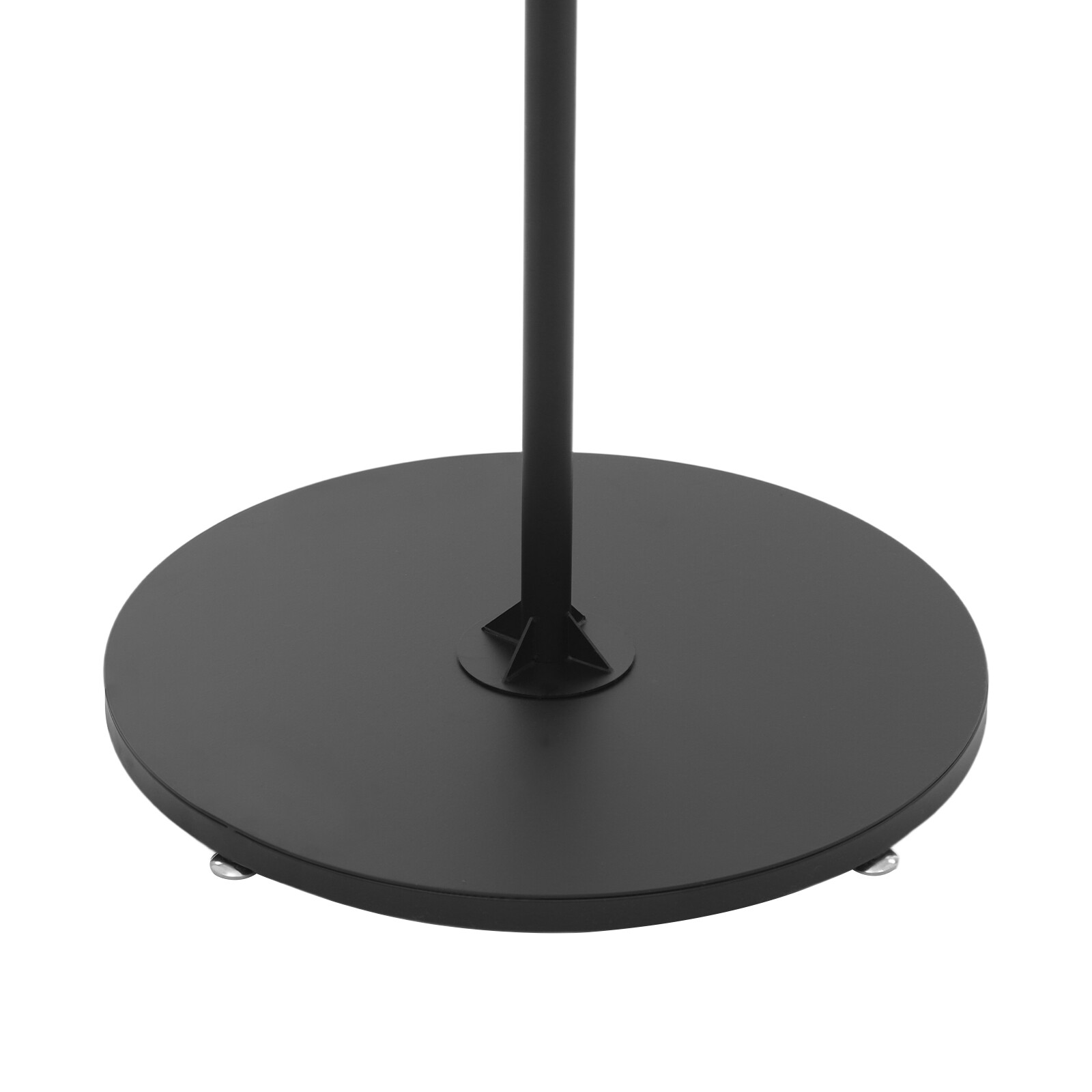 Round Clothing Rack Floor Standing Clothes Hanging Rack Garment Display black