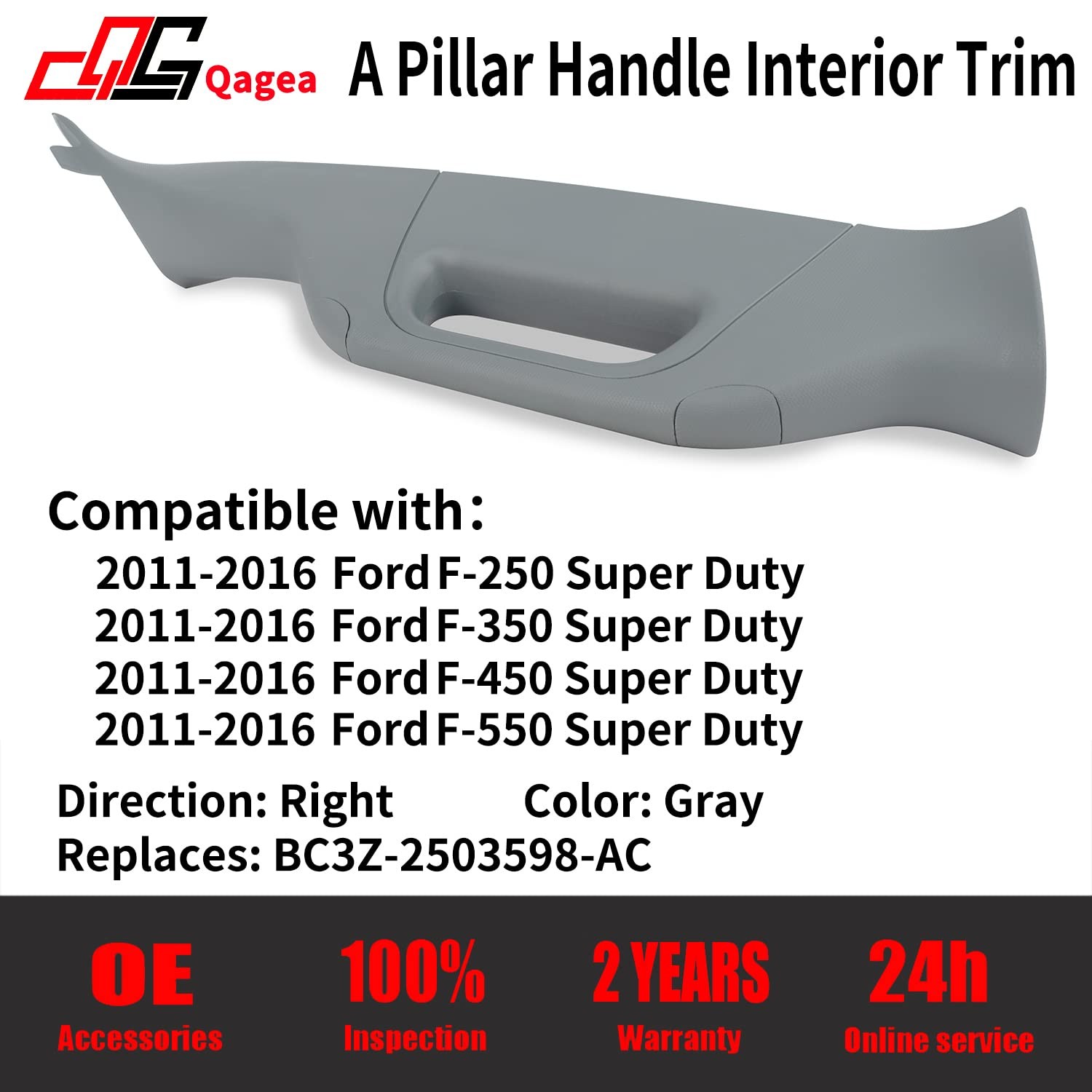 2017 A-Pillar Grab Handle Right Side Passenger Interior Trim Replacement