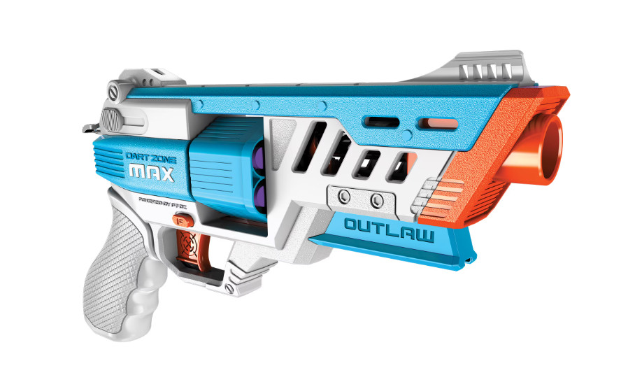 Outlaw High-Powered Hammer Prime Half-Length Pro Dart Blaster - 14+