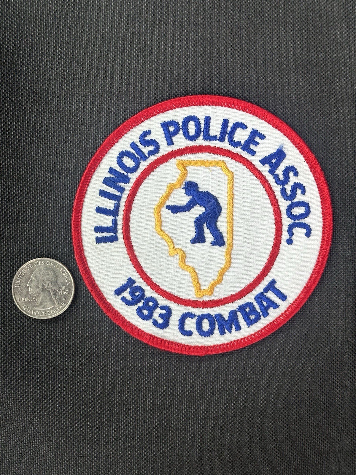 RARE! Illinois Police Association 1983 Combat Patch