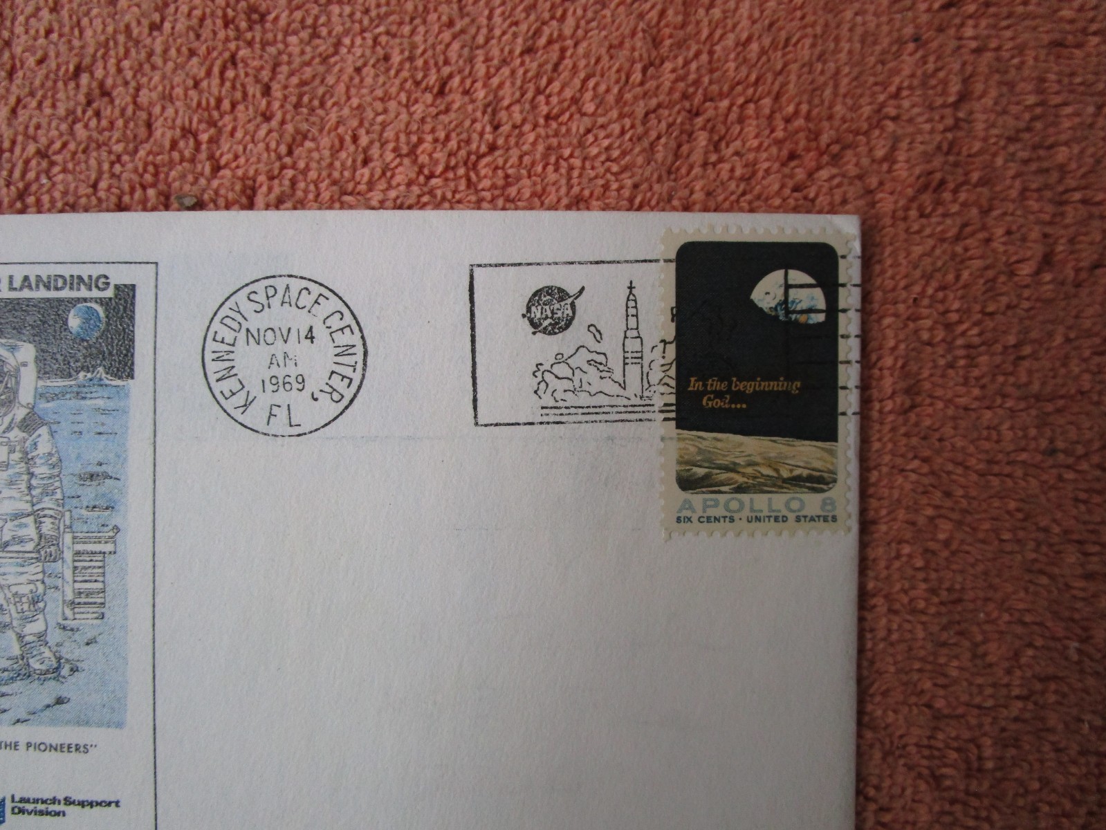 NASA Apollo 12 patch & first day cover