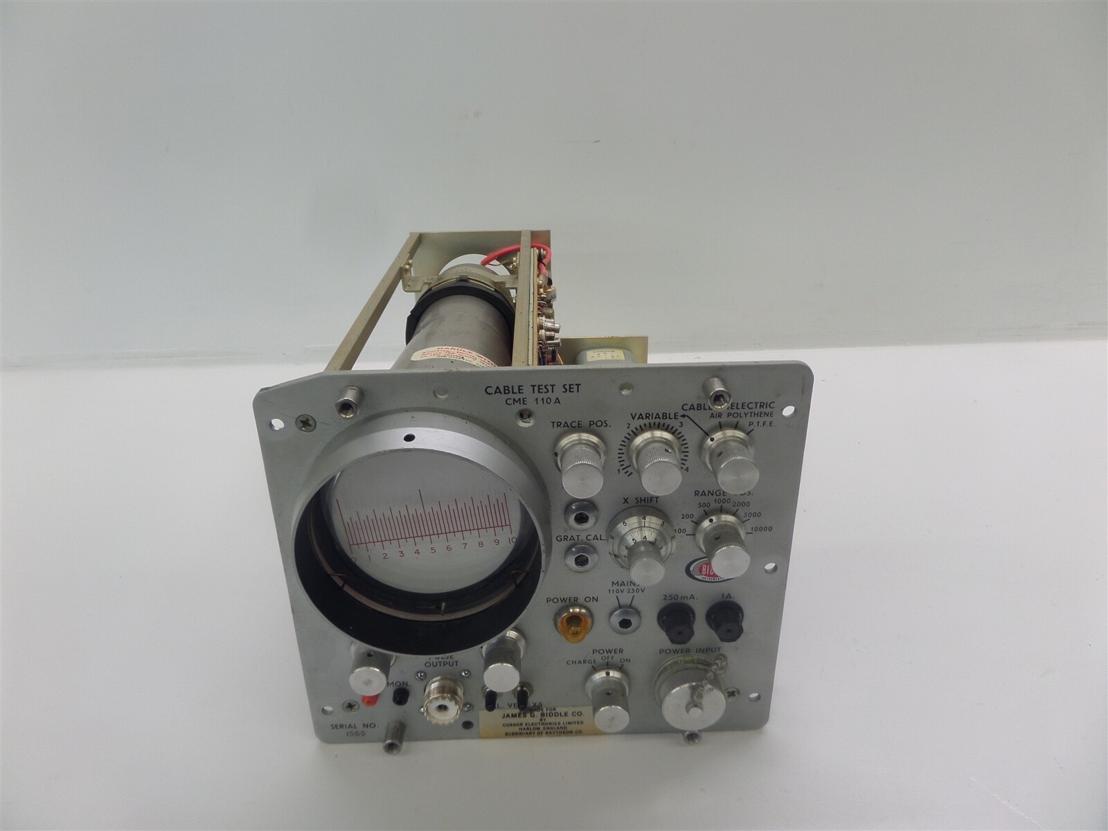 Vintage James Biddle Cable Test Set CME 110 A - Missing Cover