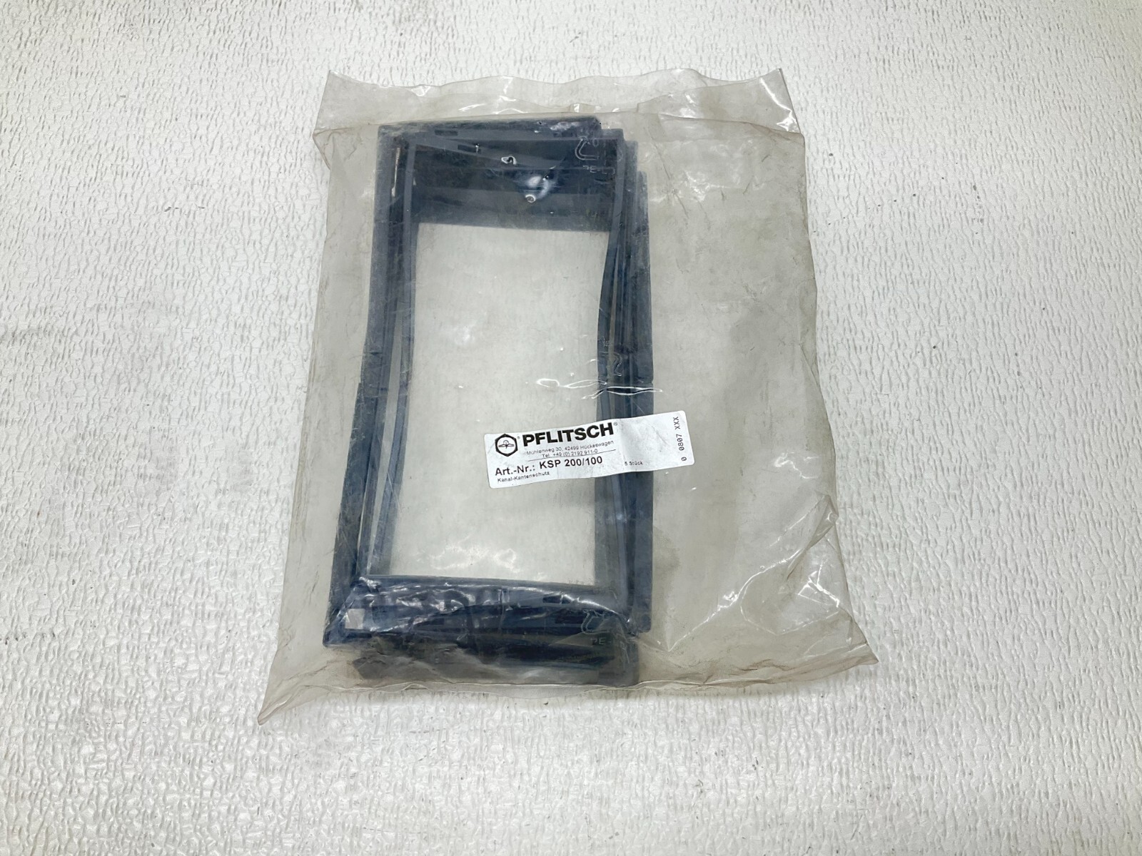 Pflitsch KSP 200/100 TPE Channel Edge Protection Lot of 5 New (TSC)
