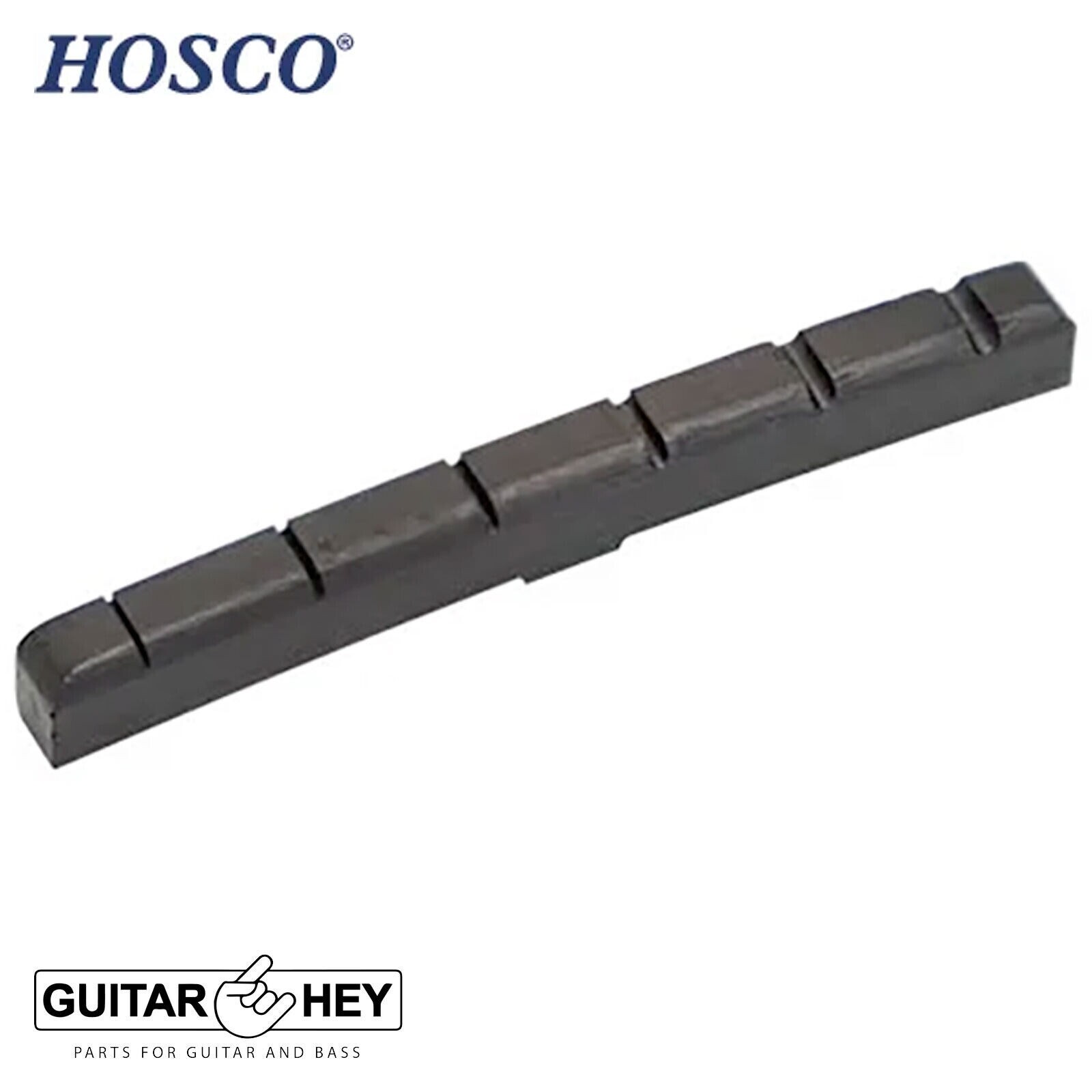 NEW Hosco Black Bone Nut for Fender 9.5" Radius Pre-slotted and Shaped 42.86mm