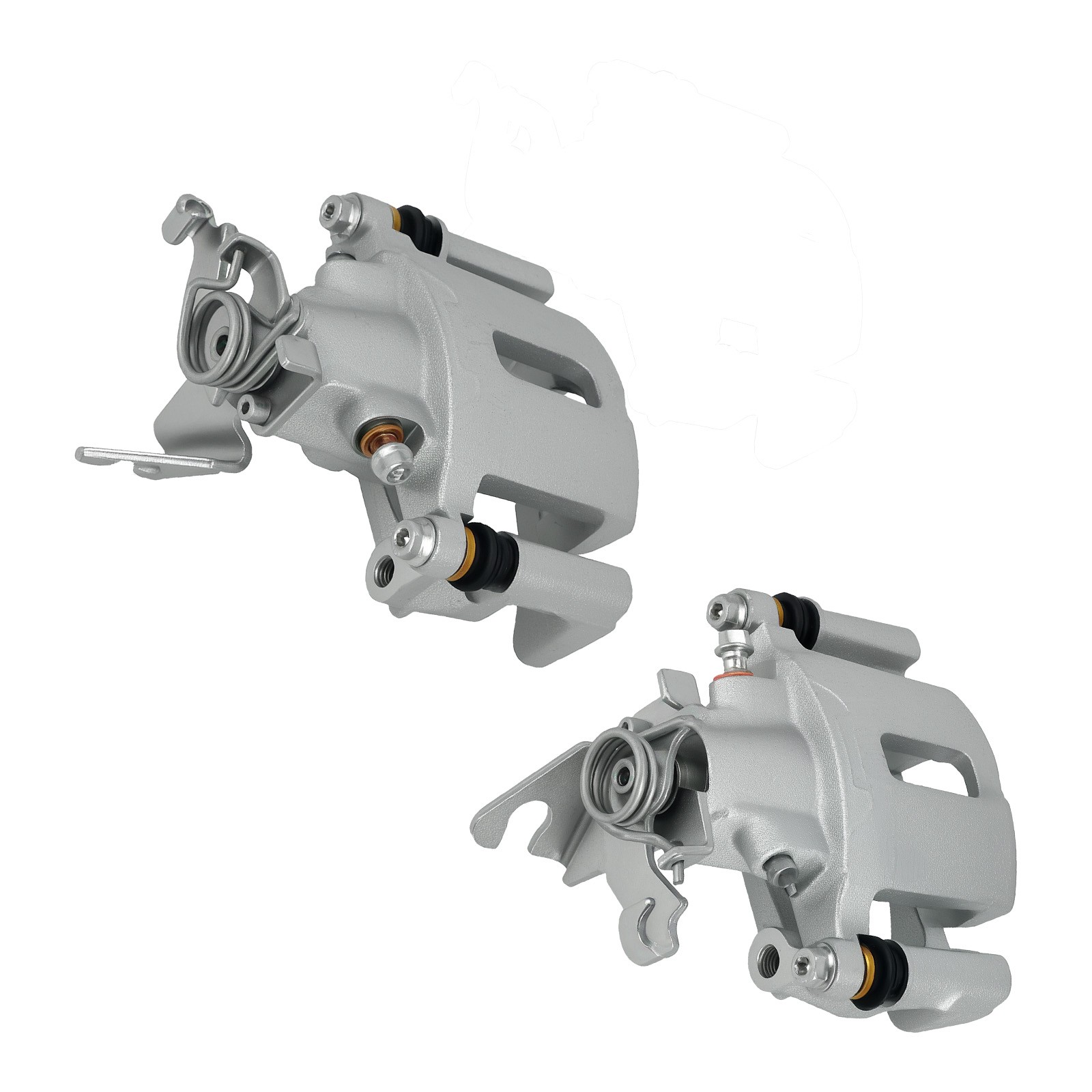 Rear Brake Caliper Set w/ Bracket for Ford Mustang Base GT 2005-2014 Left Right