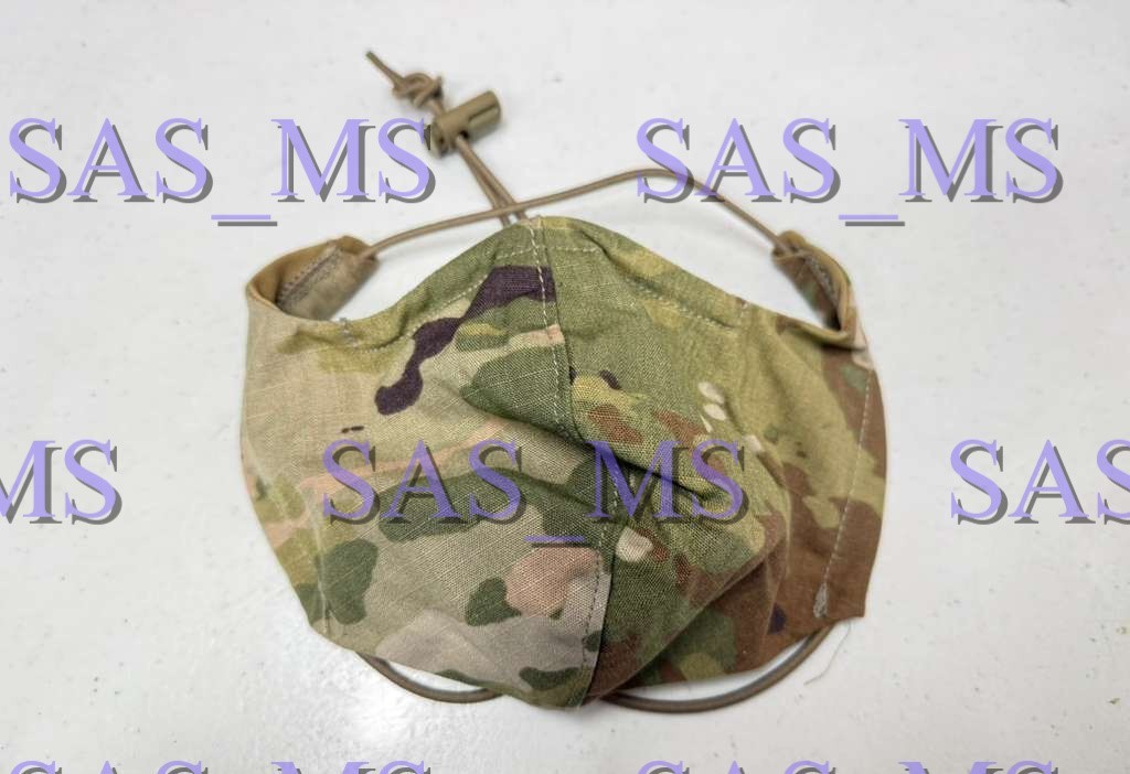 US Military OCP Multicam Fabric Face Covering Mask Type 2 NEW IN BAG