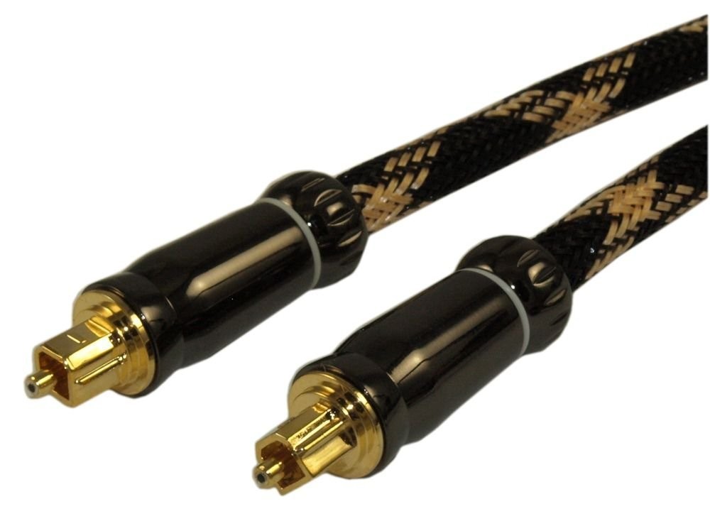 20ft ELITE Toslink Digital Optical Audio Cable (SPDI/F Metal Connector