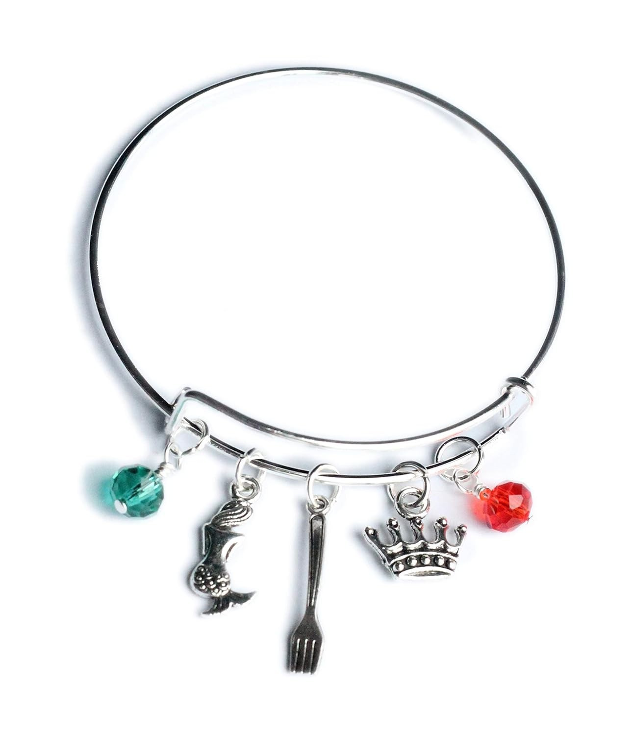 Little Mermaid Bangle Charm Bracelet