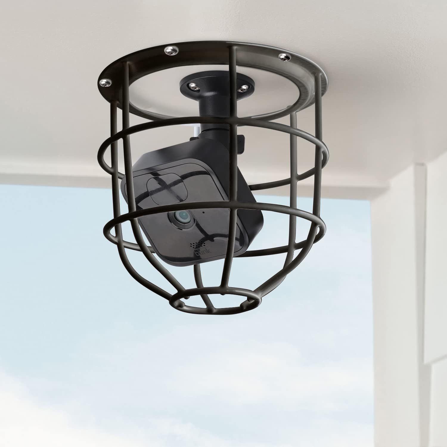 Anti-Theft Security Camera Mount Cage & Wall Mount Bracket, 360° Adjustable