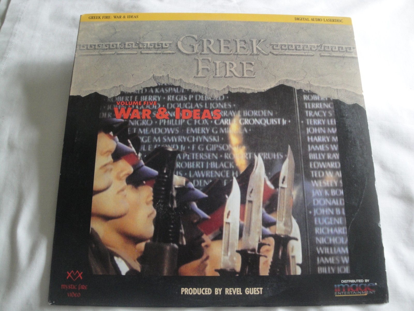 Greek Fire War & Ideas LaserDisc Documentary Image Entertainment EP Great Cond.