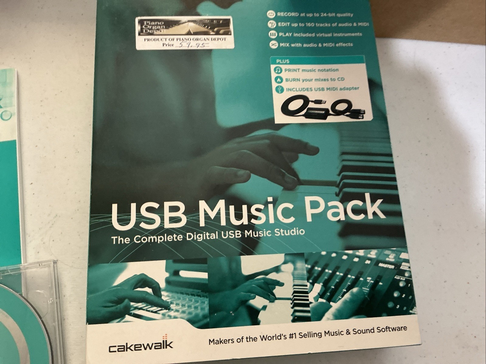 Cakewalk USB MIDI Interface UM-1g And Music Recording Software Open Box